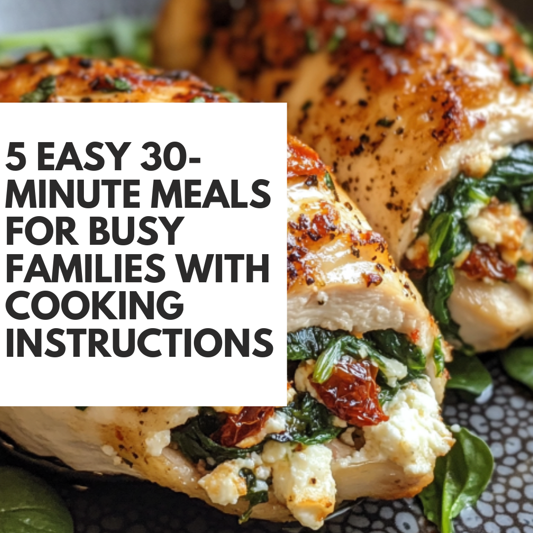 5 Easy 30-Minute Meals for Busy Families with Cooking Instructions
