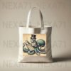 Dapper Cat & Octopus Vintage Illustration – Digital JPG - Image 5