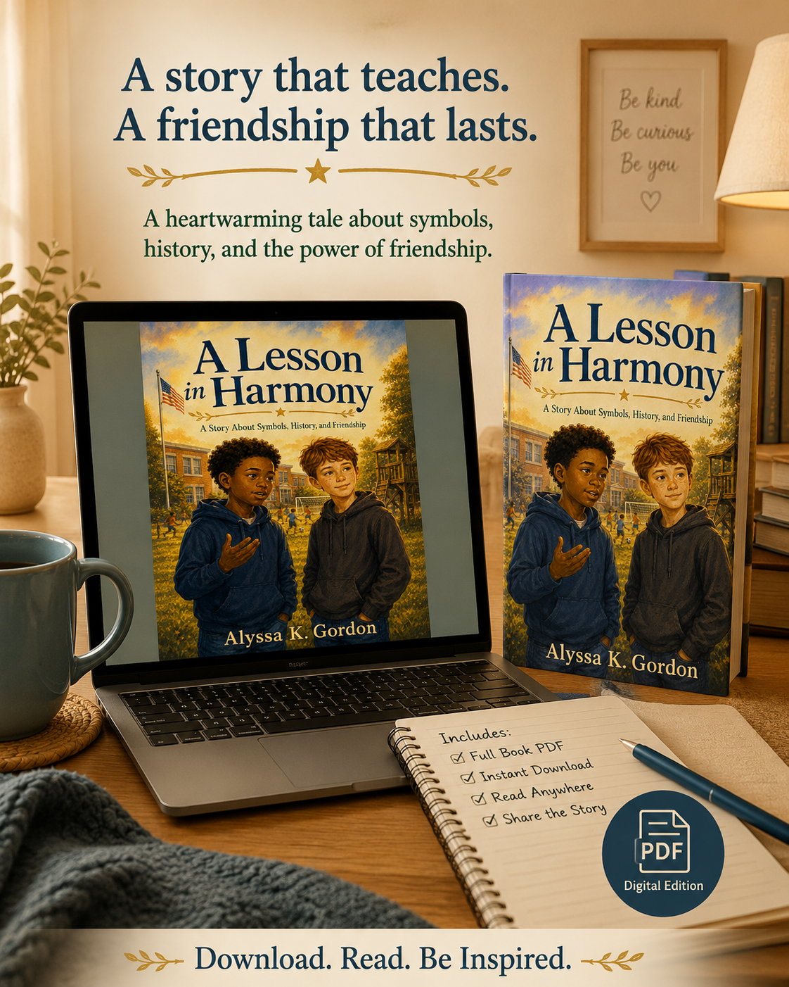 A Lesson in Harmony: An Illustrated Children’s Story About Symbols, History & Friendship - Image 2